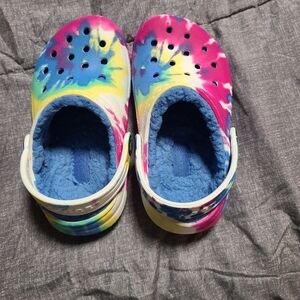 Crocs Classic Lined Size 9c mutlicolor